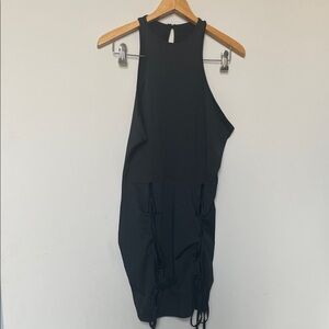 Elegant Black Sleeveless Mini Dress